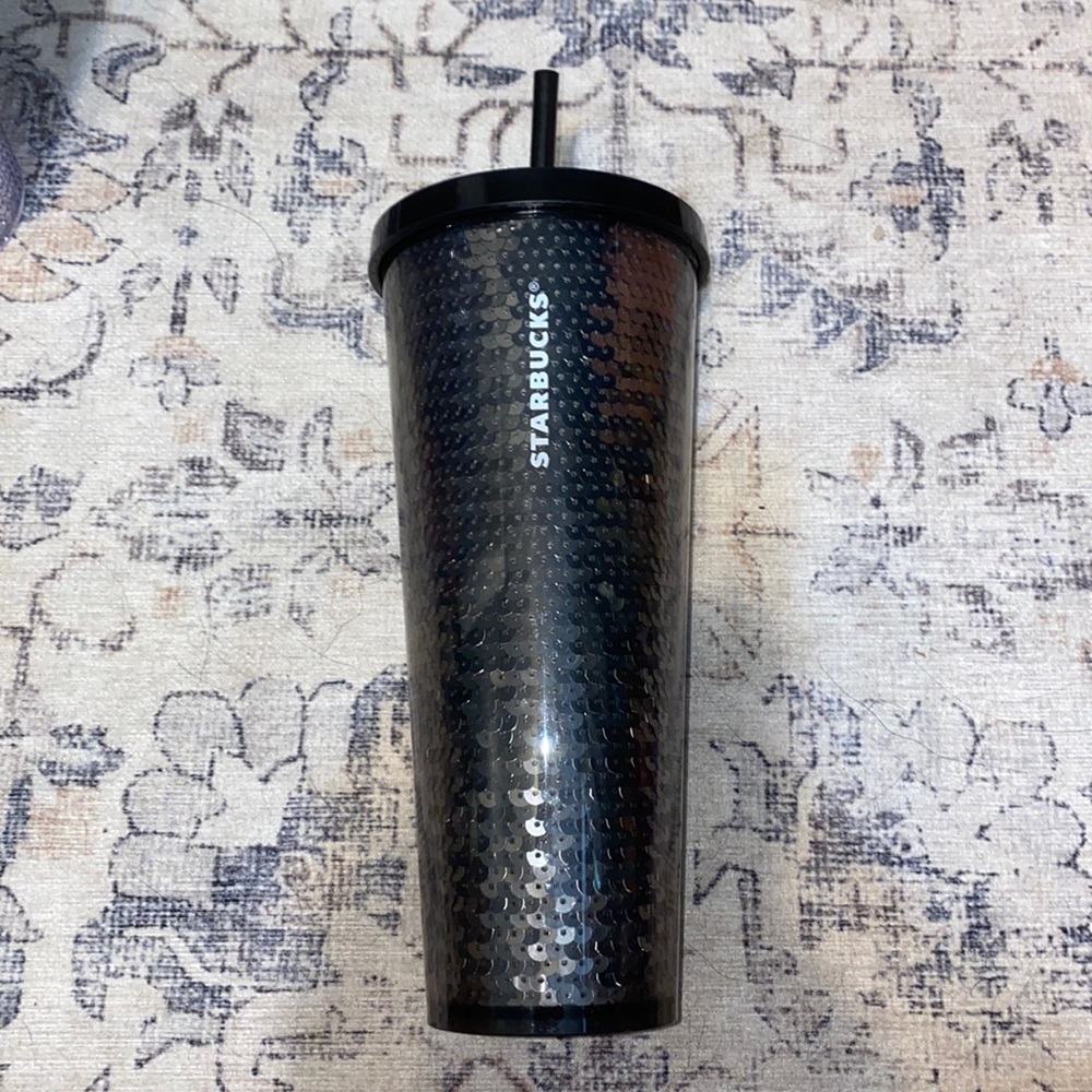 Sequin Starbucks tumbler